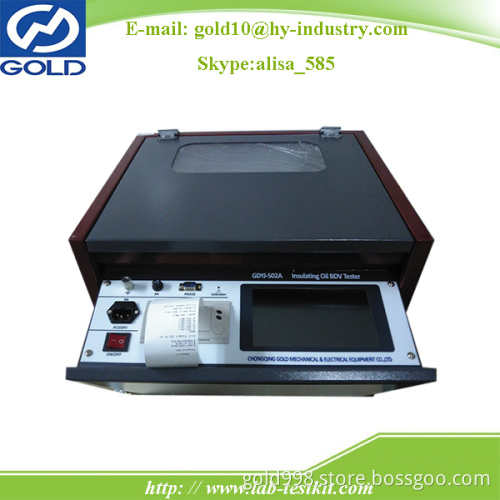 80kV Transformer Oil Dielectric Strength Testing Device (GDYJ-502A)